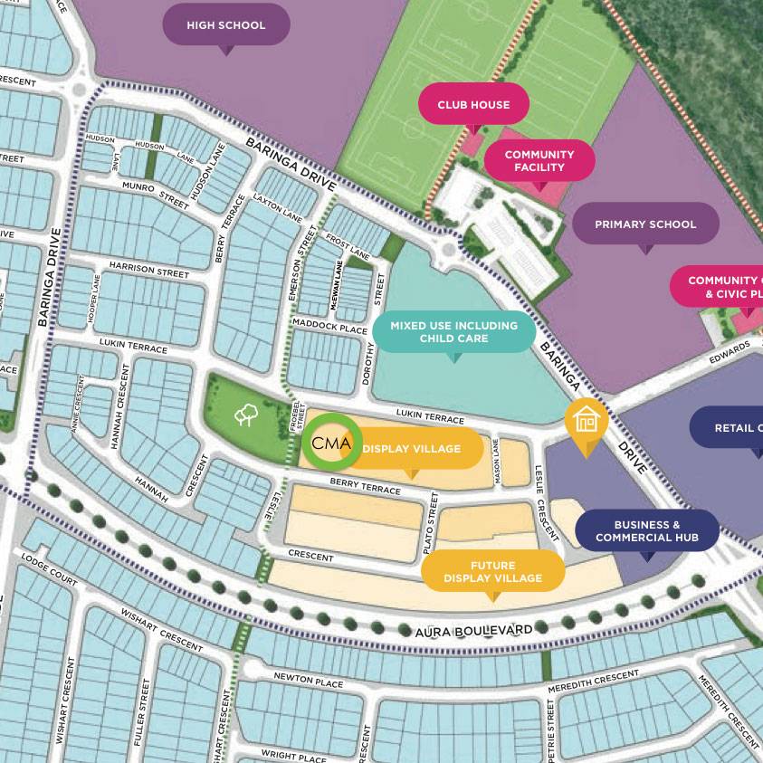 Aura Map Display Homes By Cma 6370